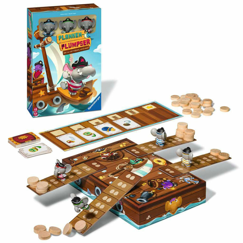 Ravensburger game Planken-Plumpser, for children from 5 years, 22342