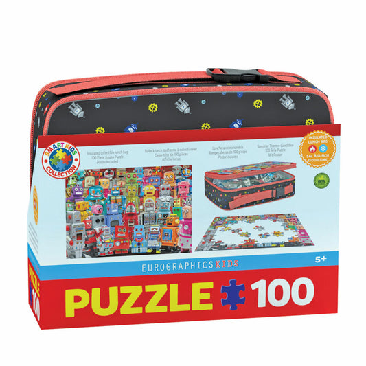 Eurographics Puzzle Robot with Lunchbox, 100 pieces, 48 x 33 cm, 9100-5827