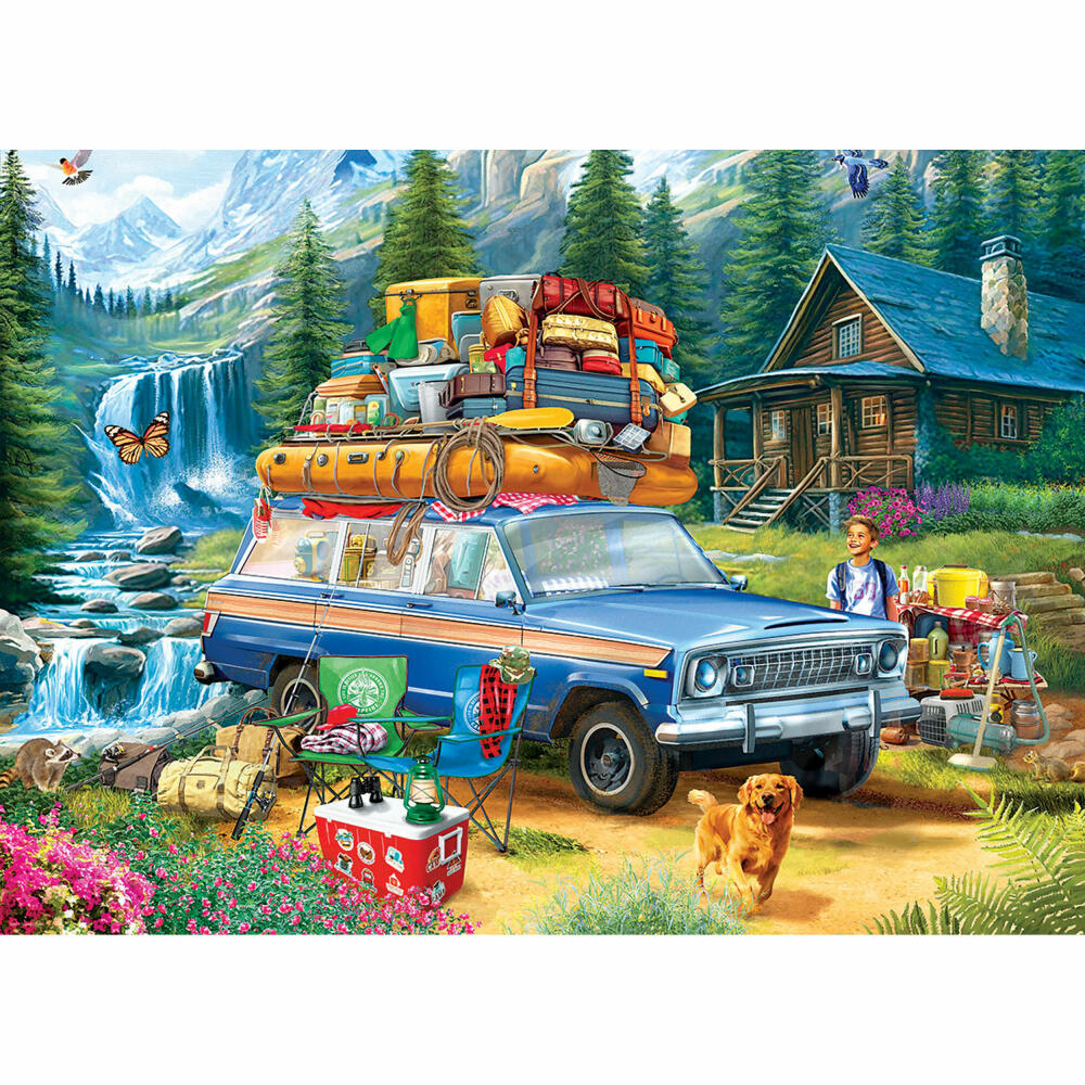 Eurographics Puzzle Der Wagoneer ist geladen, Smart Cut, 1000 Teile, 68 x 48 cm, 6000-5867