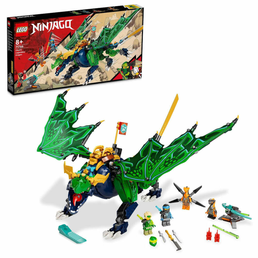 LEGO Ninjago Lloyds legendärer Drache, 747-tlg., Bauset, Konstruktionsset, Bausteine, Spielzeug, ab 8 Jahre, 71766