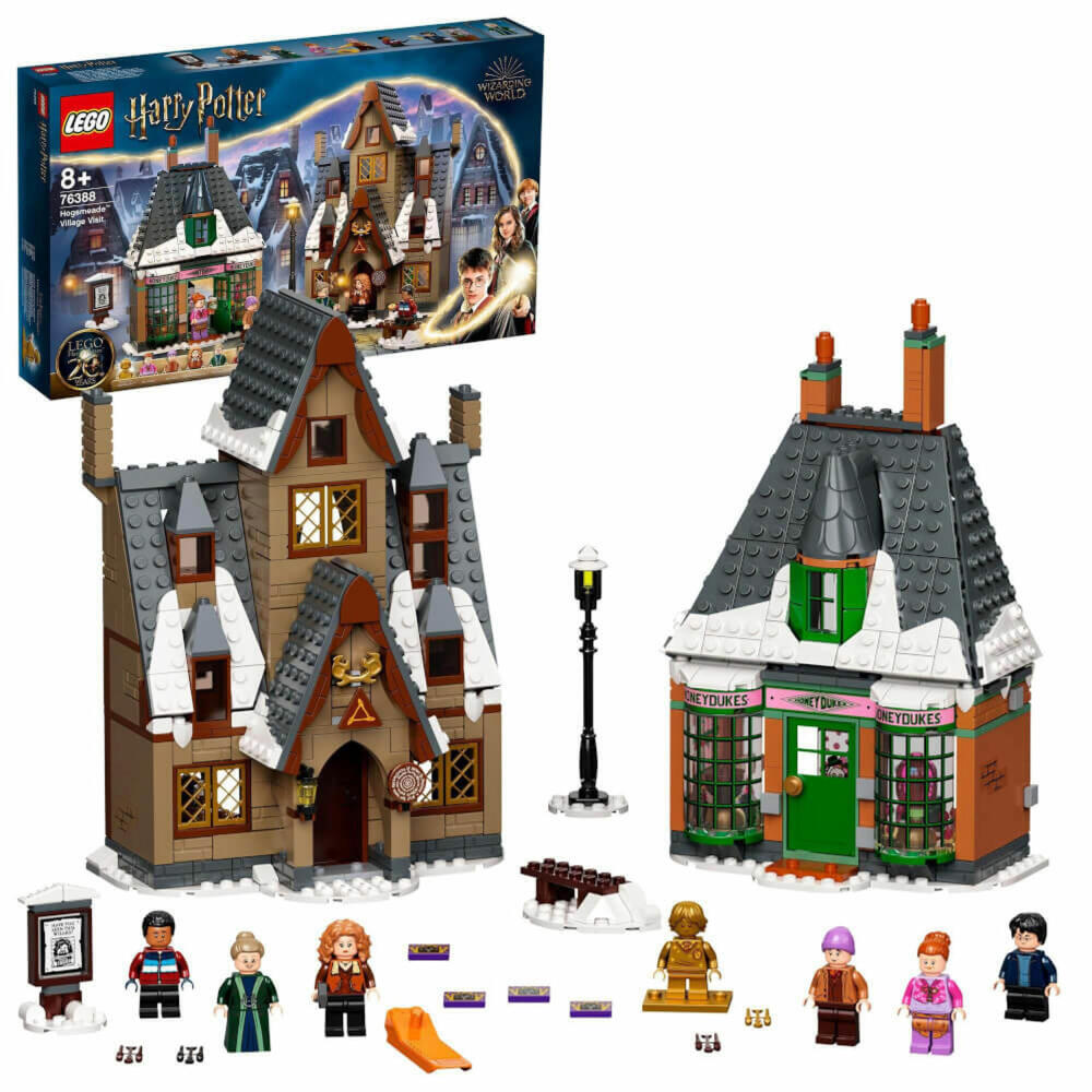 LEGO Harry Potter Besuch in Hogsmeade, 851-tlg., Bauset, Konstruktionsset, Bausteine, Spielzeug, ab 8 Jahre, 76388