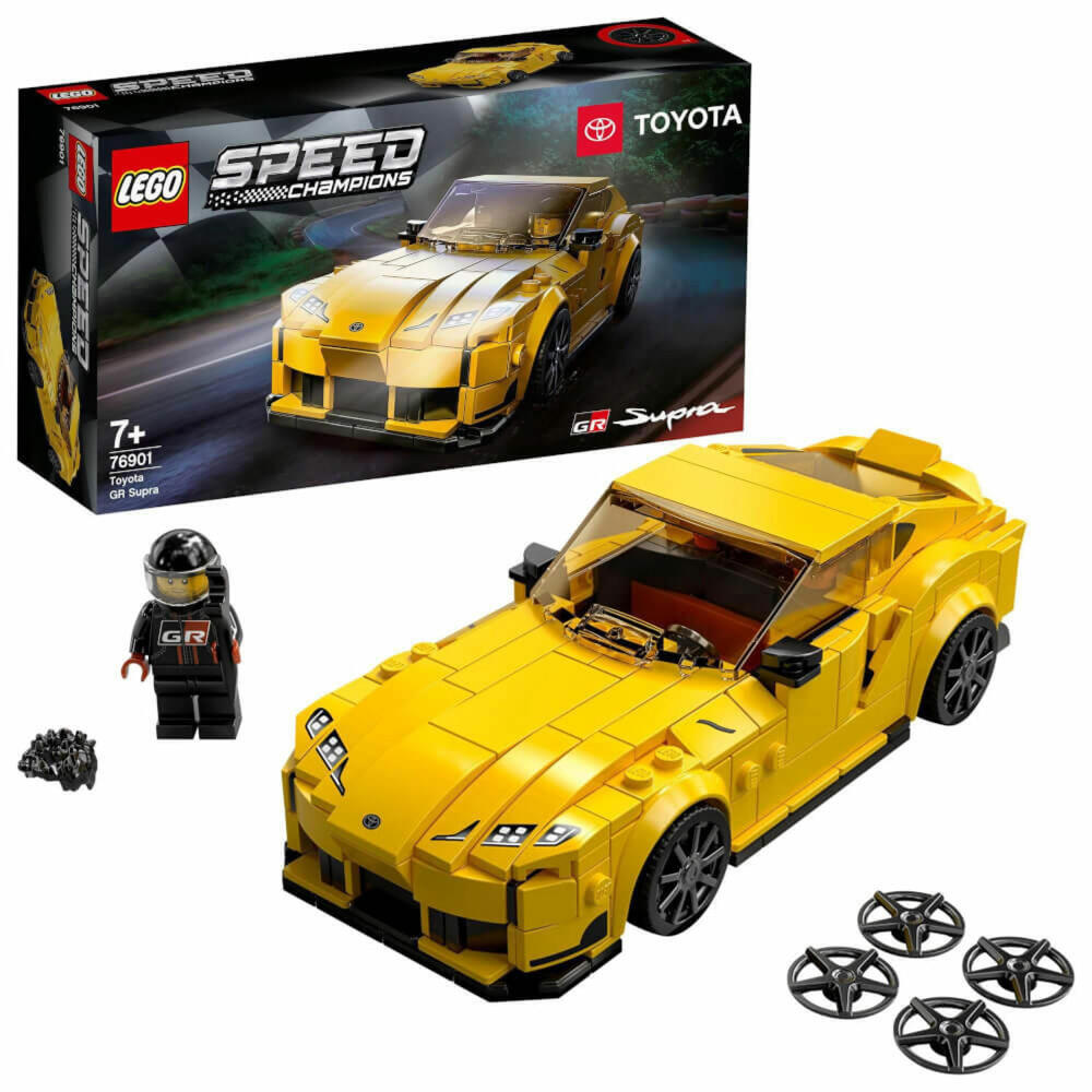 LEGO Speed Toyota GR Supra, 299-tlg., Auto, Bauset, Konstruktionsset, Bausteine, Spielzeug, ab 7 Jahre, 76901