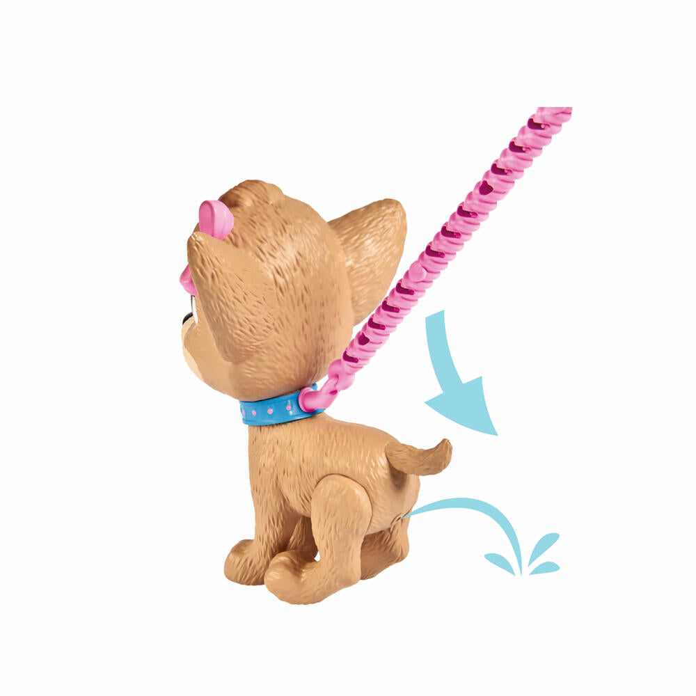 Simba ChiChi Love Pii Pii Puppy, with bottle, dog, walking, toy figure, toy, from 3 years, 20 cm, 105893460