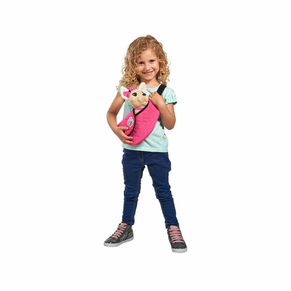 Simba ChiChi Love Street, Chihuahua, plush dog, cuddly toy, plush toy, bum bag, from 3 years, 20 cm, 105893494