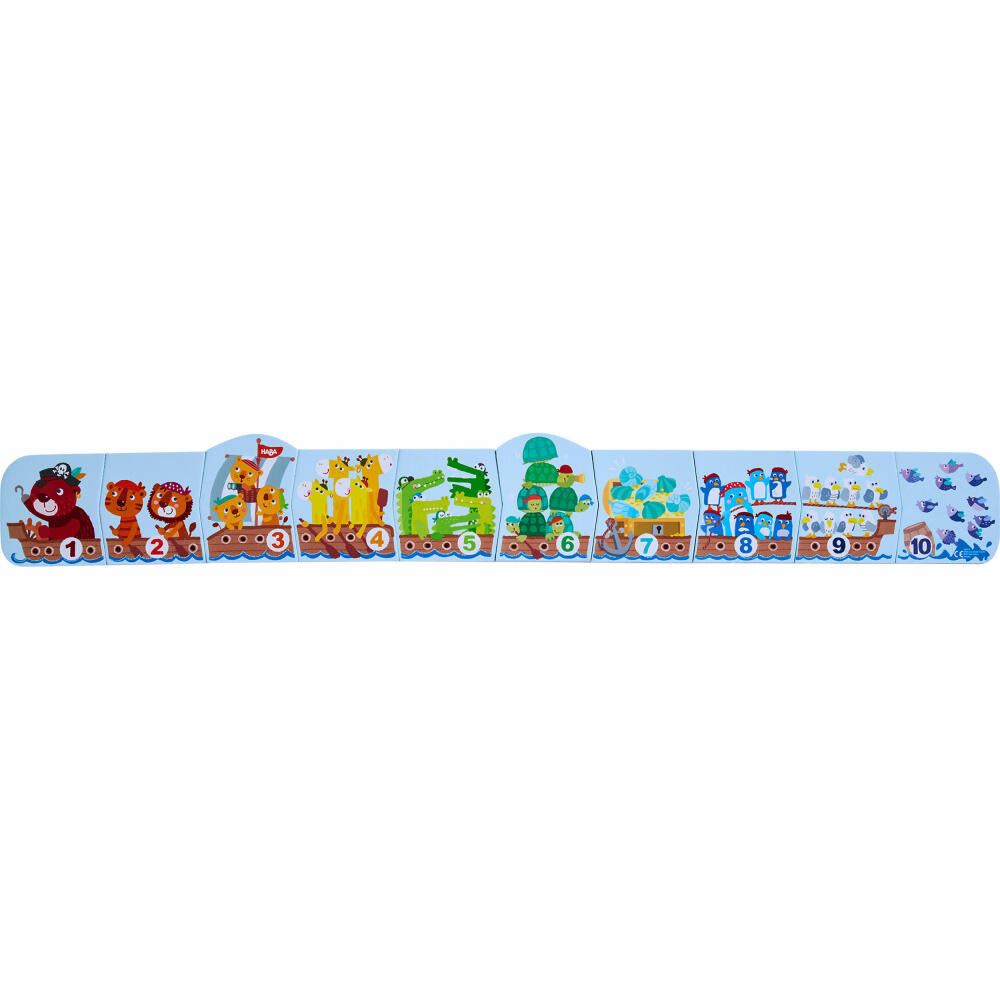 HABA Badespielzeug Zahlenpuzzle, Badepuzzle, Zahlen Puzzle, Wasserspielzeug, ab 18 Monaten, 306446
