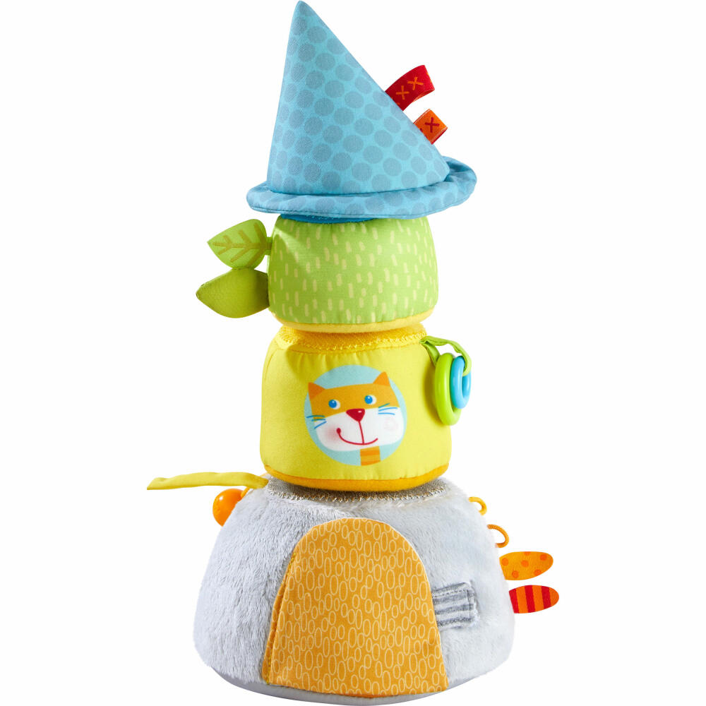 HABA Stacking Figure Animal High, Stacking Toy, Stacking Tower, Motor Skills Toy, Baby, 306452