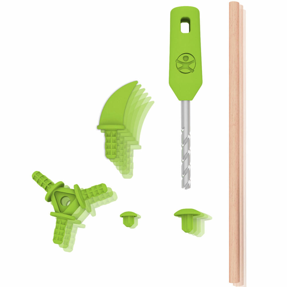 HABA Terra Kids Connectors Construction Set Fishes, Construction Kit, Construction Toy, Ages 8 and Up, 306310