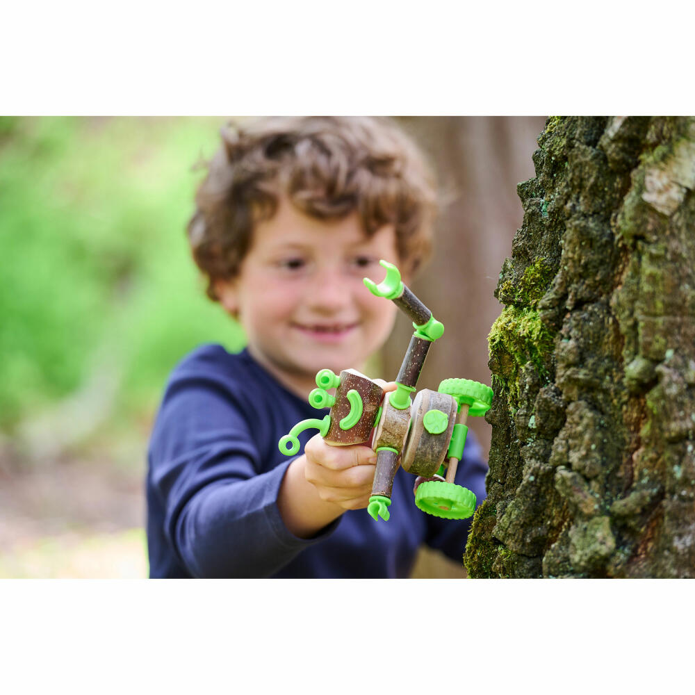 HABA Terra Kids Connectors Construction Set Forest Heroes, Construction Kit, Construction Toy, Ages 8 and Up, 306308