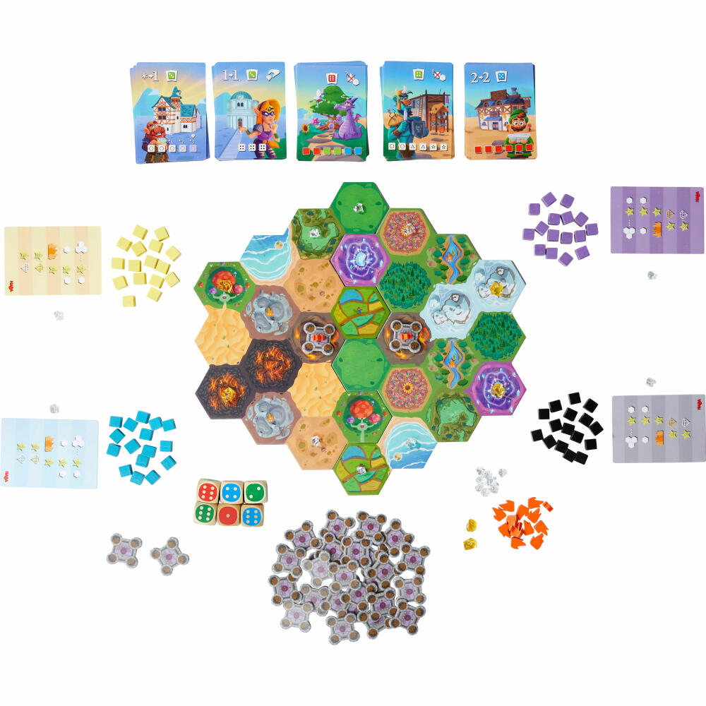 HABA Dice King - The Board Game, Dice Game, Collecting Game, Family Game, Children's Game, from 8 years, 306400