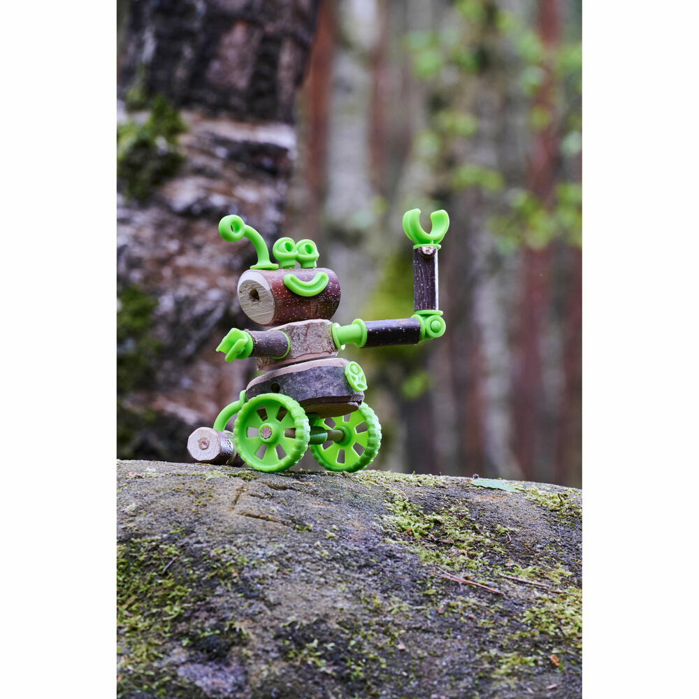 HABA Terra Kids Connectors Construction Set Forest Heroes, Construction Kit, Construction Toy, Ages 8 and Up, 306308