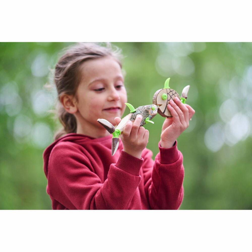 HABA Terra Kids Connectors Construction Set Fishes, Construction Kit, Construction Toy, Ages 8 and Up, 306310