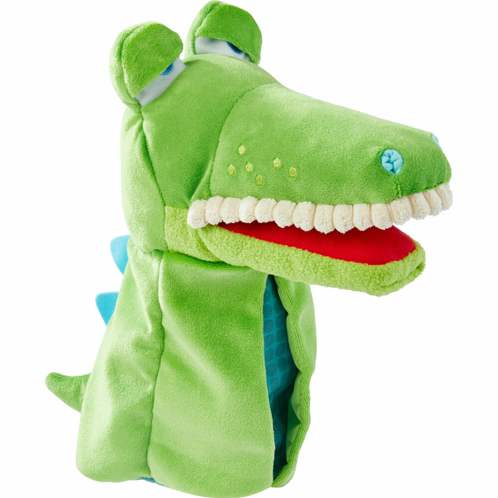 HABA hand puppet omnivore crocodile, puppet theater, hand puppet, puppet theater, crocodile, 306255