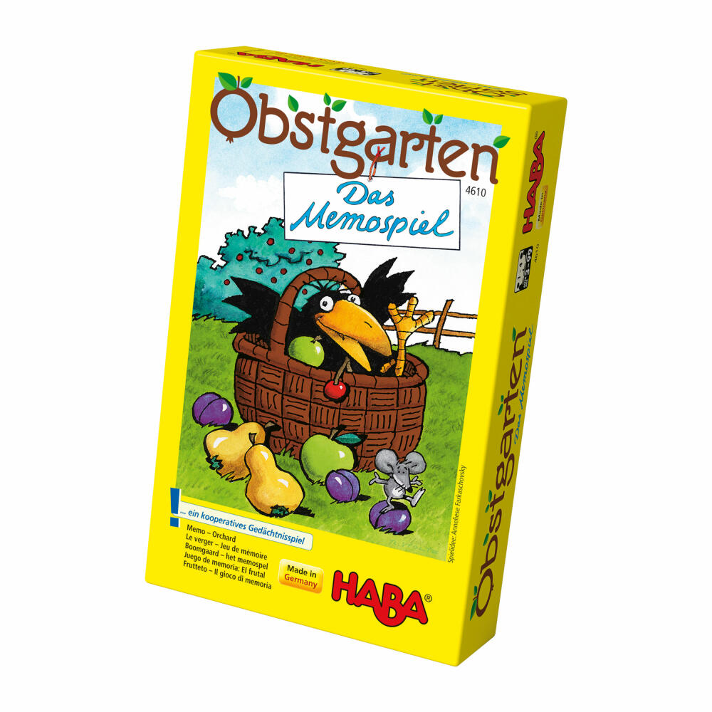 HABA Fruit Garden The Memory Game, Children's Game, Cooperative Game, Games, 4610