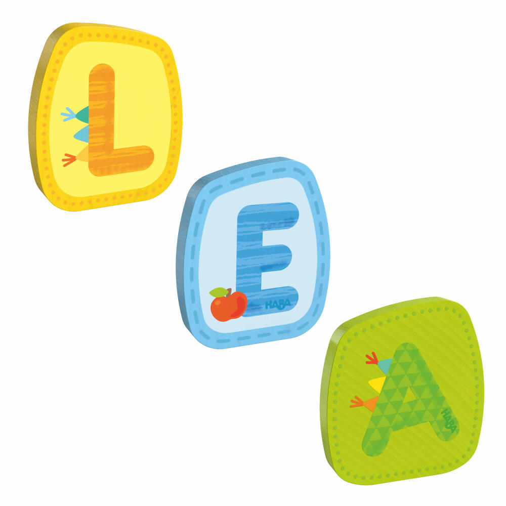 HABA wooden letters, name Lea, letters, door sign, wall, decoration, children's room, child, baby