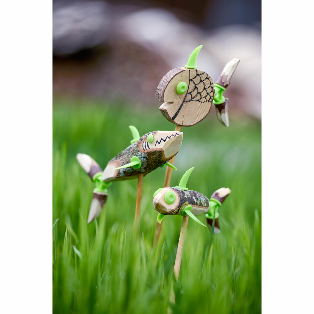 HABA Terra Kids Connectors Construction Set Fishes, Construction Kit, Construction Toy, Ages 8 and Up, 306310
