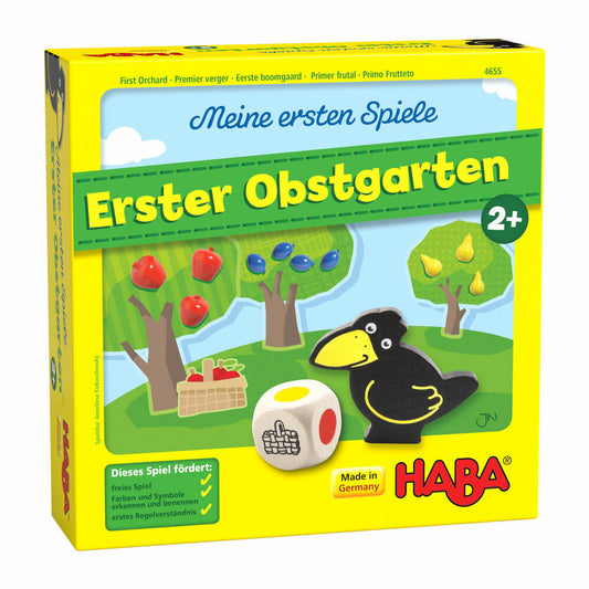 HABA Meine ersten Spiele Erster Obstgarten, Würfelspiel, Kinderspiel, Spiele, 4655