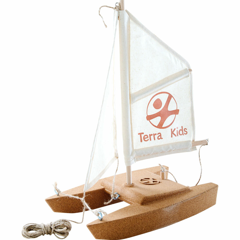 HABA Terra Kids Catamaran construction kit, craft, boat, construction toy, construction kit, 306315