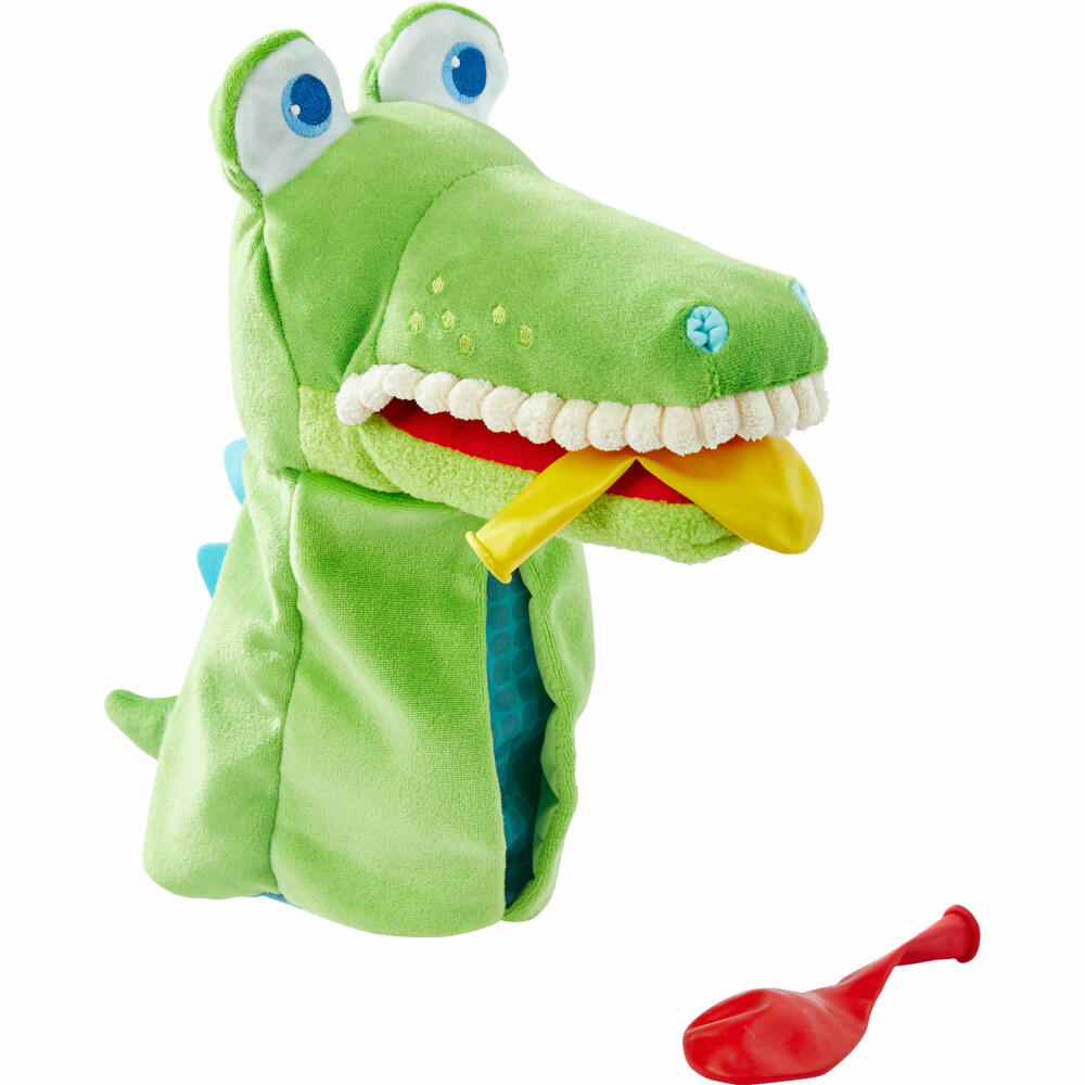 HABA hand puppet omnivore crocodile, puppet theater, hand puppet, puppet theater, crocodile, 306255