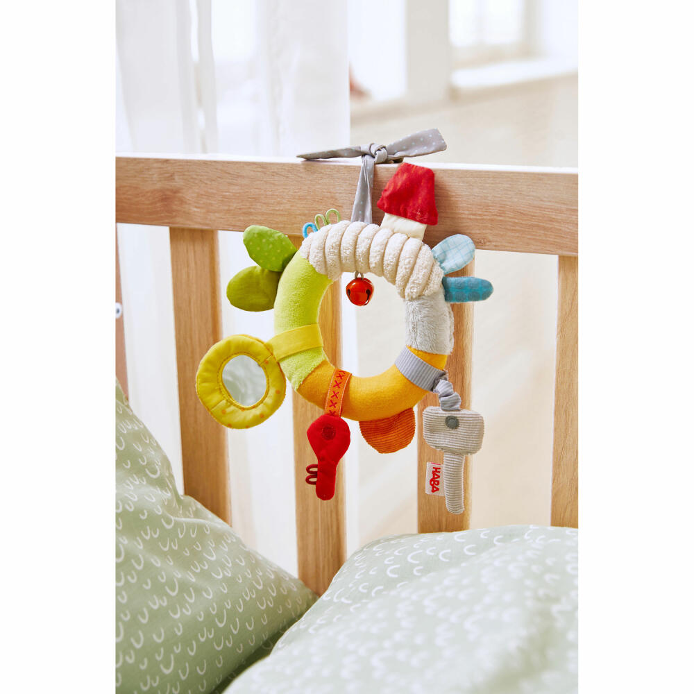 HABA Hanging Figure First Key Ring, Grasping Toy, Grasping Toy, Hanging Figure, Pendant, 306453