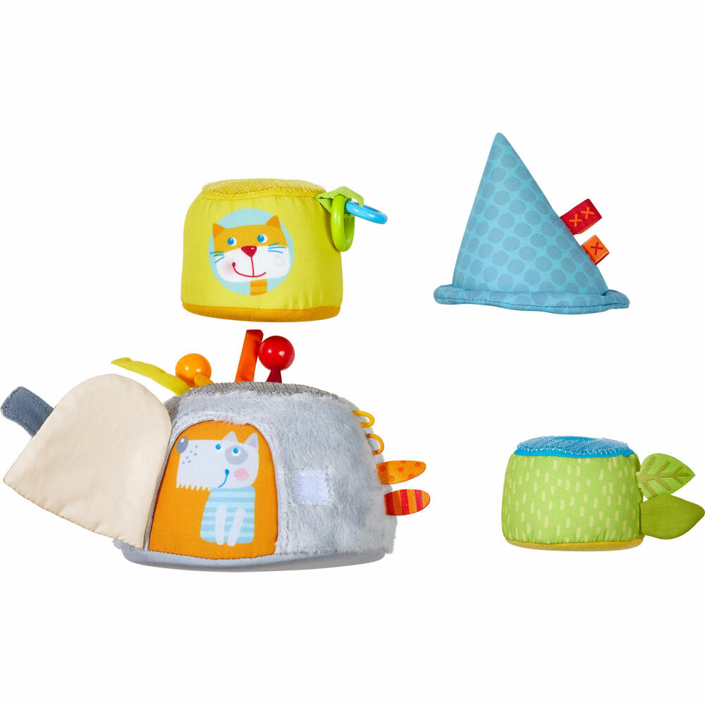 HABA Stacking Figure Animal High, Stacking Toy, Stacking Tower, Motor Skills Toy, Baby, 306452