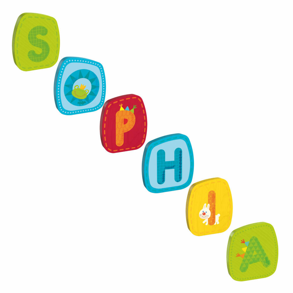 HABA wooden letters, name Sophia, letters, door sign, wall, decoration, children's room, child, baby