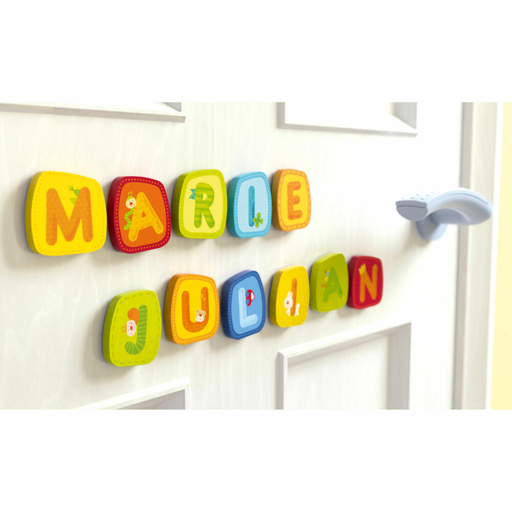 HABA wooden letters, name Lea, letters, door sign, wall, decoration, children's room, child, baby