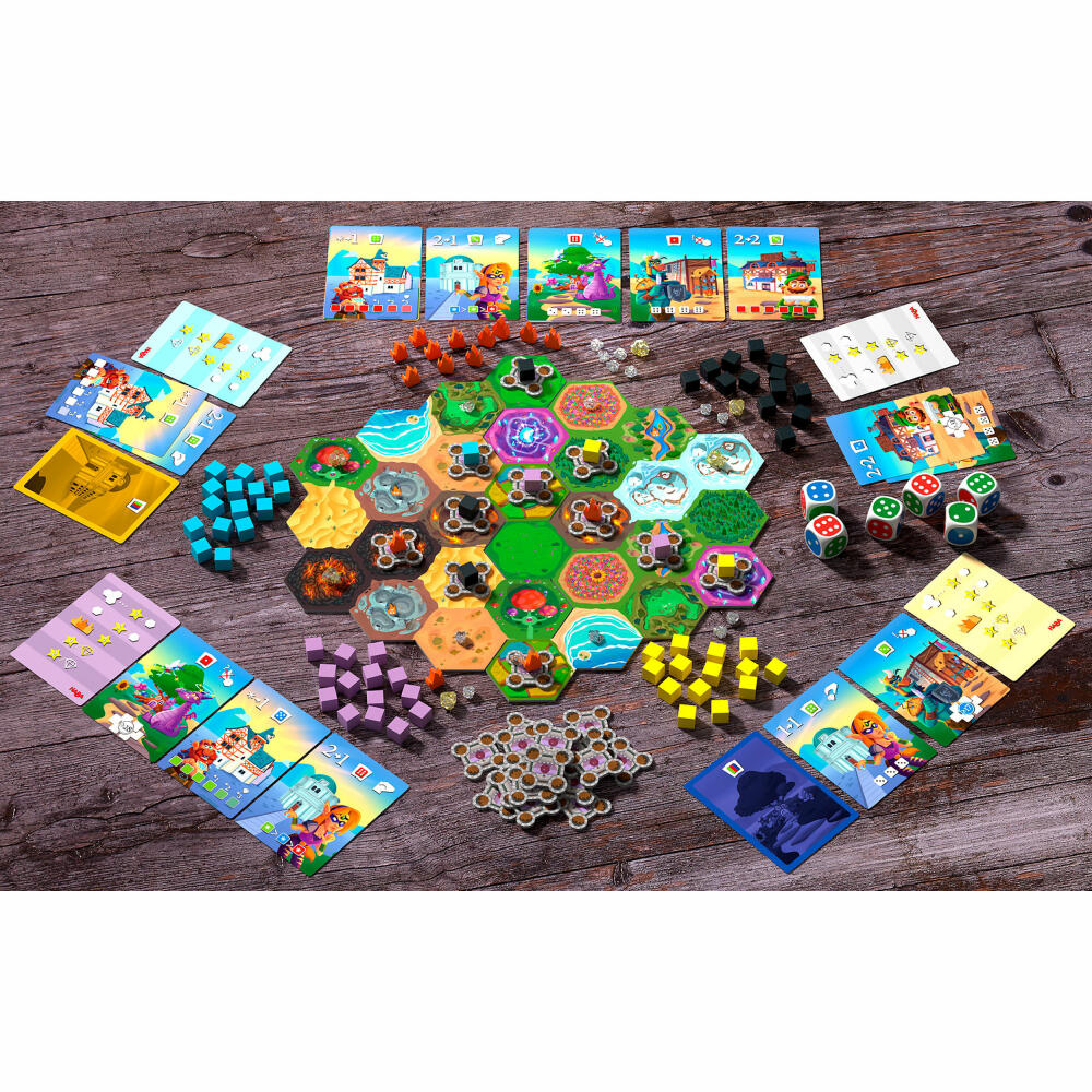 HABA Dice King - The Board Game, Dice Game, Collecting Game, Family Game, Children's Game, from 8 years, 306400