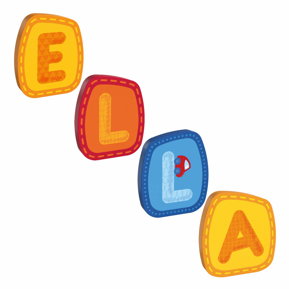 HABA wooden letters, name Ella, letters, door sign, wall, decoration, children's room, child, baby