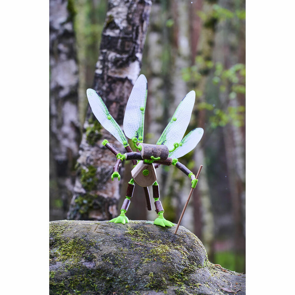 HABA Terra Kids Connectors Construction Set Forest Heroes, Construction Kit, Construction Toy, Ages 8 and Up, 306308