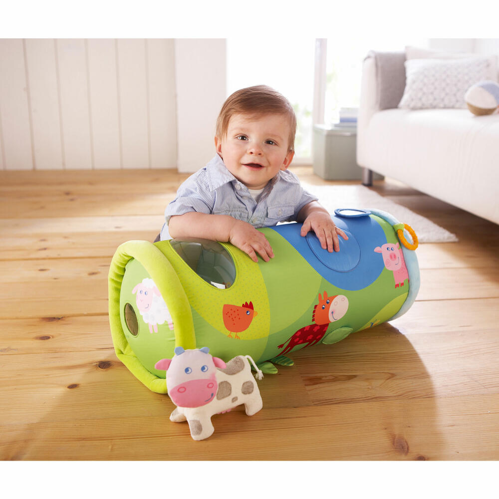 HABA Crawling Roll Farm, Crawling Roll, Crawling, Fabric Toy, Toy, 301197