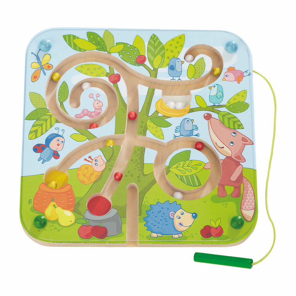 HABA Magnetic Game Tree Labyrinth, Magnetic Games, Children's Games, Children's Games, Magnet, 301057