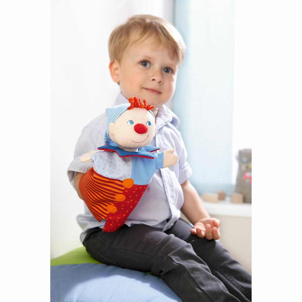 HABA hand puppet Kasper, plush figure, plush figure, cuddly figure, puppet theater, toy, 2180