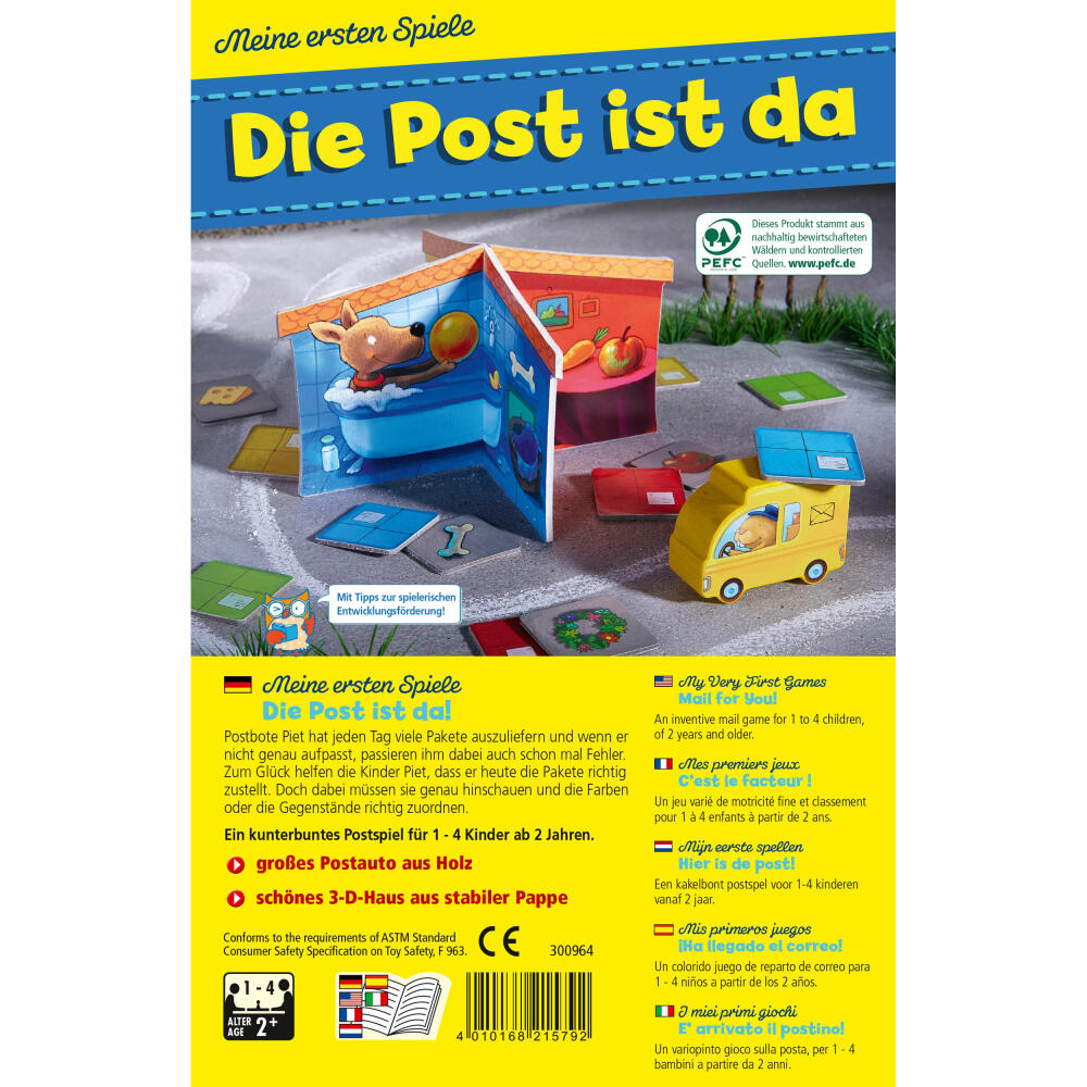 HABA My First Games The Mail Is Here, Educational Game, Matching Game, Children's Games, Games, 300964