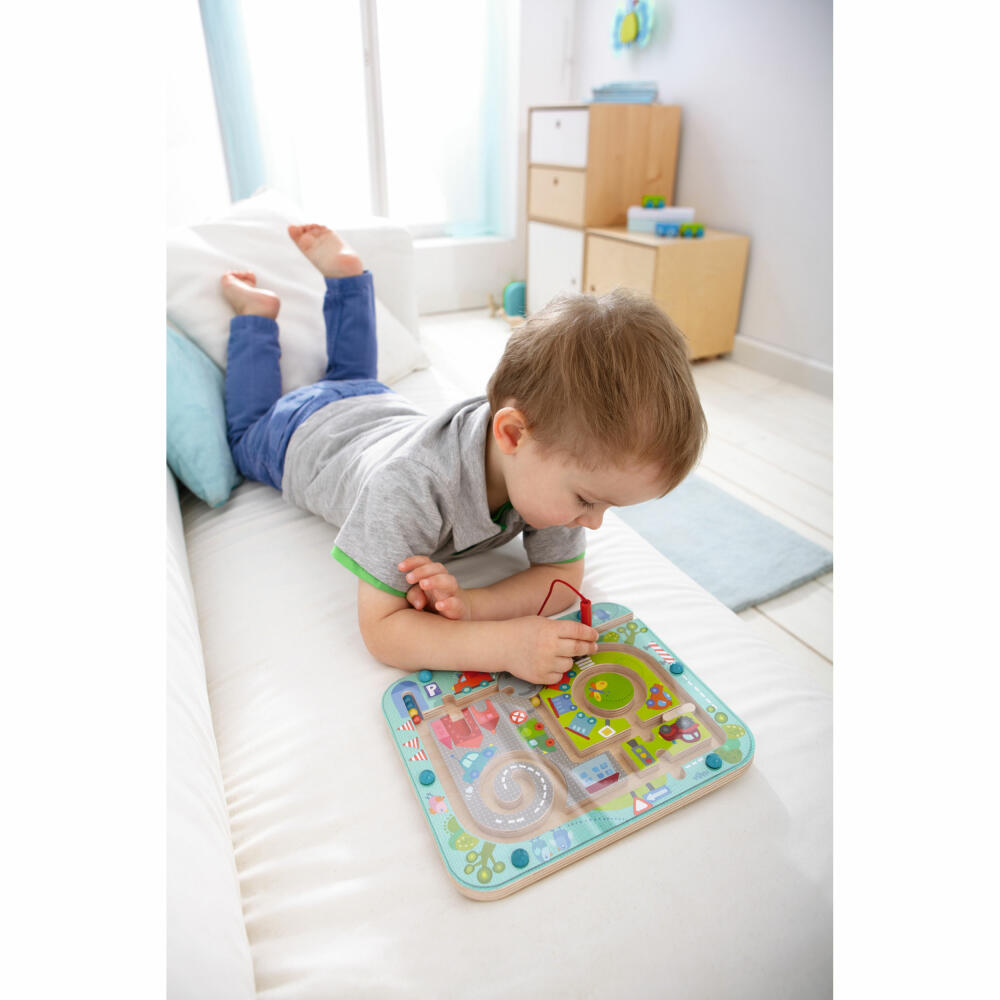 HABA Magnetic Game City Labyrinth, Magnetic Games, Children's Games, Children's Games, Magnet, 301056