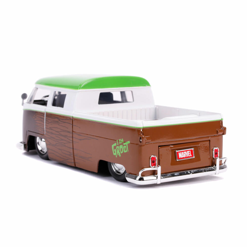 Jada Jada Marvel Groot 1963 Bus Truck, model car, model car, model vehicle, figure, scale 1:24, 253225013
