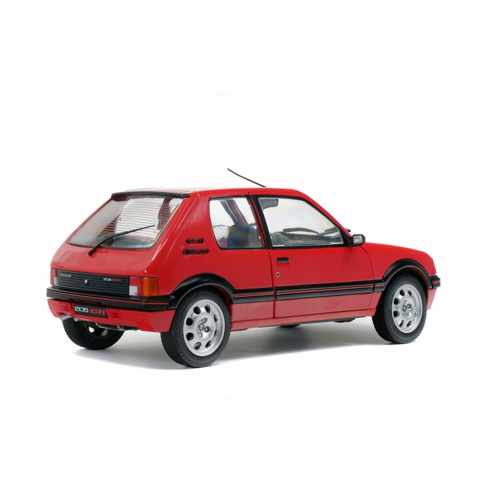 Solido Peugeot 205 GTI MK1 1988, model car, model, car, miniature, scale 1:18, red, 421184410