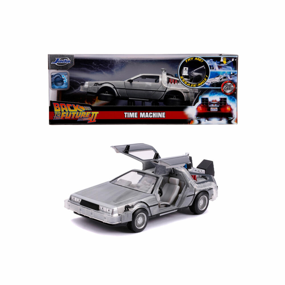 Jada Time Machine Back to the Future 2, model car, model car, model vehicle, scale 1:24, 253255021