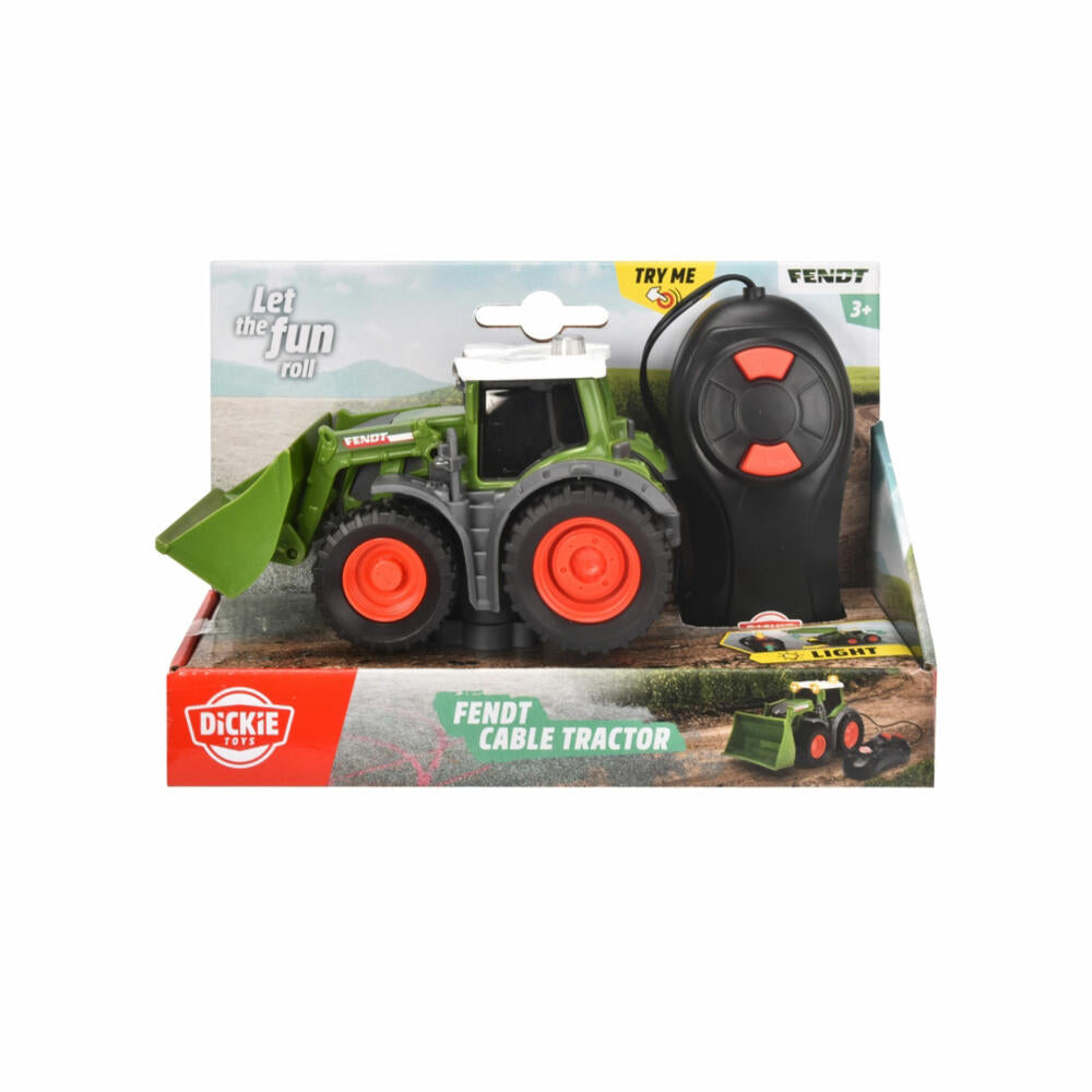 Dickie Toys Fendt cable tractor, remote-controlled tractor, toy, children, 203732000