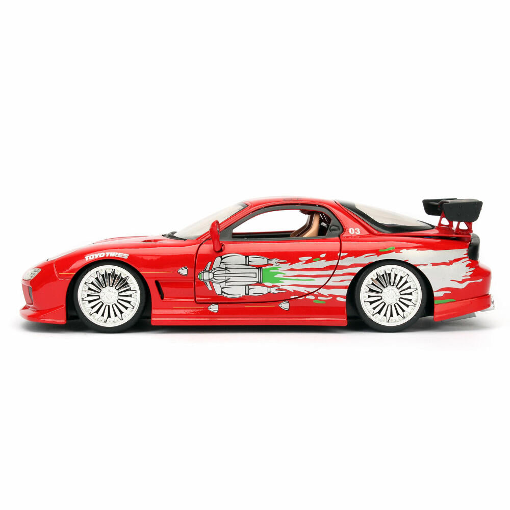 Jada Fast & Furious 1993 Mazda RX-7, model car, model car, model vehicle, scale 1:24, 253203033