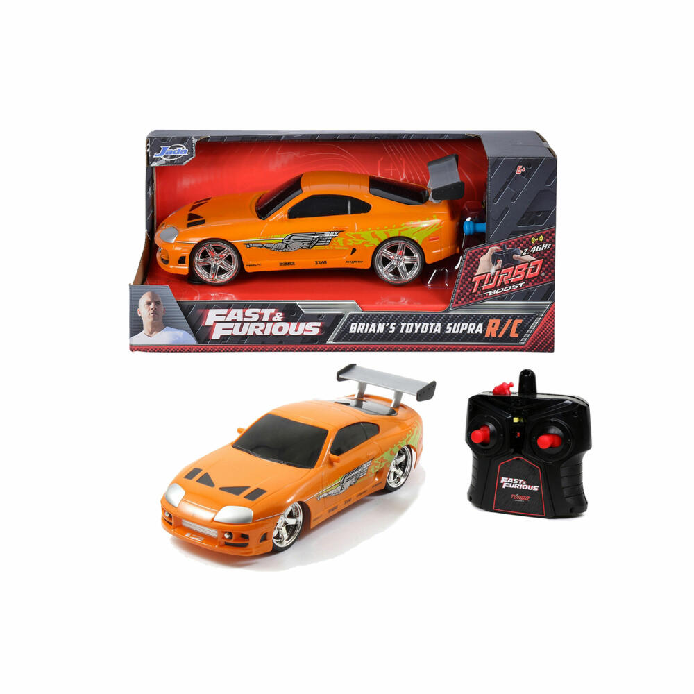 Jada Fast & Furious RC Brian's Toyota, RC car, remote-controlled car, toy car, scale 1:24, 253203021