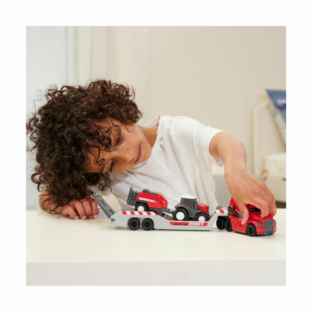 Dickie Toys Massey Ferguson Micro Farm Truck, Farm Vehicles, Toy Car, Toy Car, 203735004