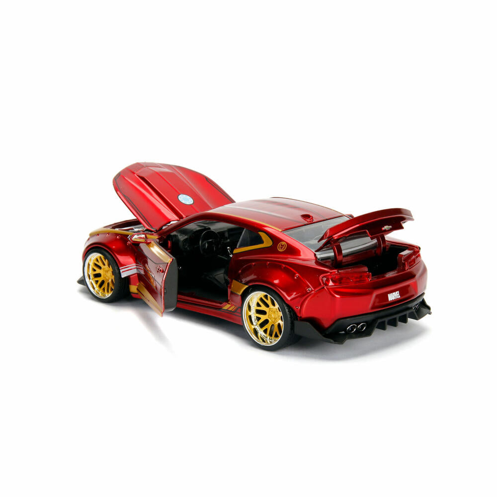 Jada Marvel Iron Man 2016 Chevy Camaro SS, model car, model car, model vehicle, scale 1:24, 253225003