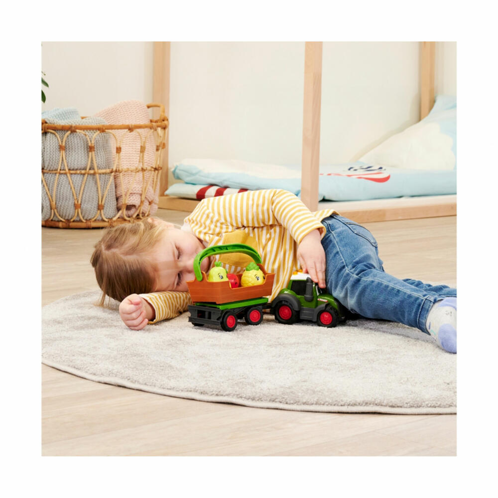 Simba ABC Freddy Fruit Trailer, Toy Tractor, Tractor, Toy Vehicle, 204115010