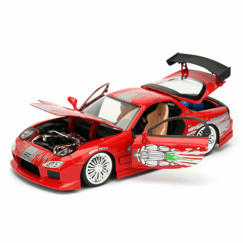 Jada Fast & Furious 1993 Mazda RX-7, model car, model car, model vehicle, scale 1:24, 253203033
