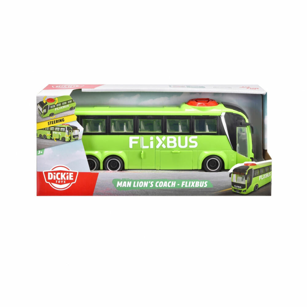 Dickie Toys MAN Lions Coach Flixbus, coach, travel bus, toy car, toy car, 203744015