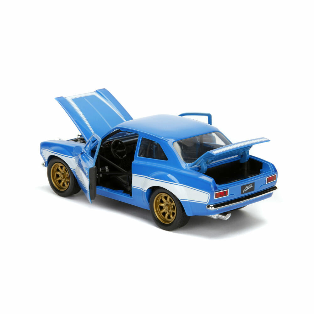 Jada Fast & Furious 1974 Ford Escort, model car, model car, model vehicle, scale 1:24, 253203024