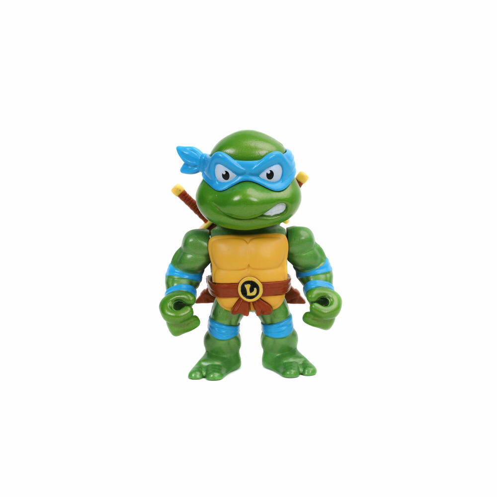 Jada Turtles 4 Leonardo Figure, with Accessories, Collectible Figure, Toy, Blue, 10 cm, 253283000