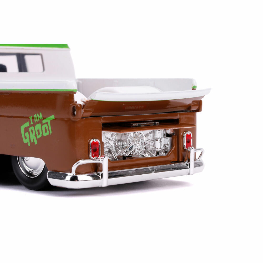 Jada Jada Marvel Groot 1963 Bus Truck, model car, model car, model vehicle, figure, scale 1:24, 253225013