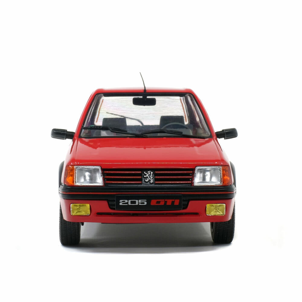 Solido Peugeot 205 GTI MK1 1988, model car, model, car, miniature, scale 1:18, red, 421184410