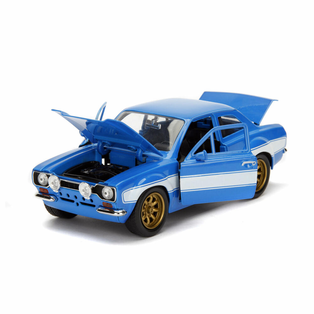 Jada Fast & Furious 1974 Ford Escort, model car, model car, model vehicle, scale 1:24, 253203024